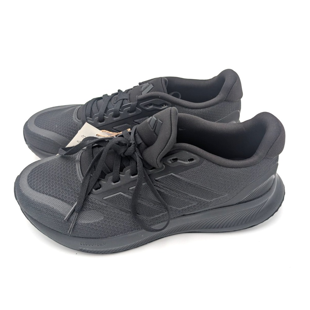 New in Box Adidas Runfalcon 5 Ortholite Running Shoes Black Mens 7.5